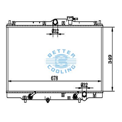 Auto Radiator For Acura Cl 97-99  Dpi: 1896/1494
