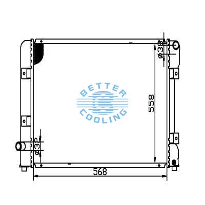 Auto Radiator For Plymouth 97-01 Prowler Dpi: 1904