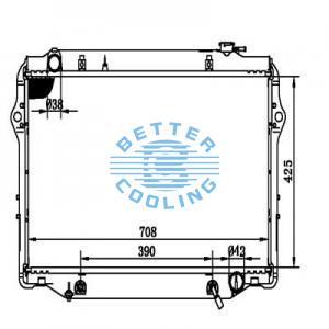 Auto Radiator For Chevrolet 99-00 Silverado 2500 Dpi: 2461