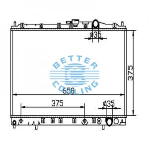 Auto Radiator For Oldsmobile 82-86 Firenza Dpi: 977