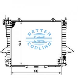 Auto Radiator For Eagle 95-98 Talon Dpi: 2024