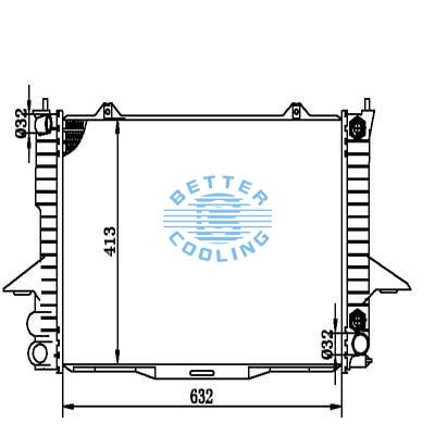 Auto Radiator For Audi A6/a6 Quattro 95-87 S6 95-97 Dpi: 1927