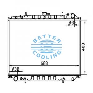 Auto Radiator For Honda 99-00 Civic Dpi: 2273