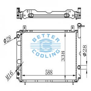 Auto Radiator For Pontiac 05-06 Gto Dpi: 2987
