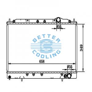 Auto Radiator For Chevrolet 90-91 Brertta/corsica Dpi: 1072