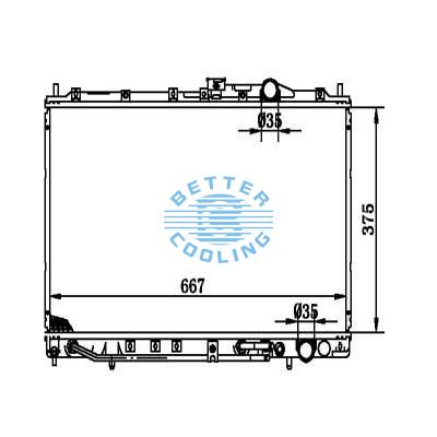 Auto Radiator For Dodge 90-95 Colt  Dpi: 1956/1393