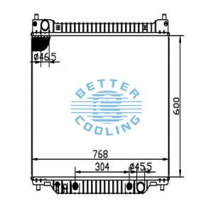 Auto Radiator For Acura El 01-05  Dpi: 2355/2354