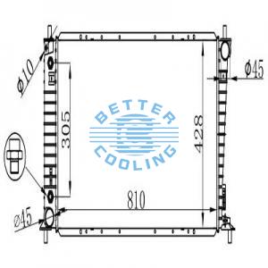 Auto Radiator For Chevrolet 93-02 Camaro  Dpi: 2361/1485