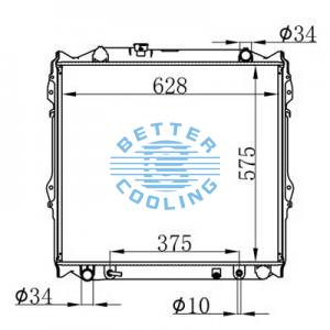 Auto Radiator For Pontiac 04-07 Grand Prix Dpi: 2862