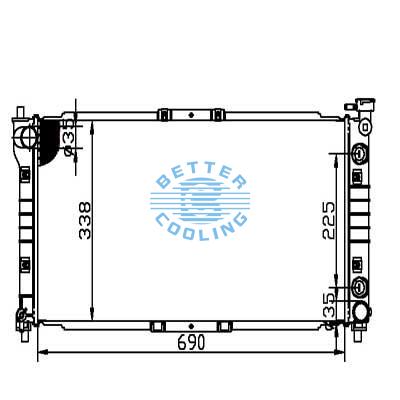 Auto Radiator For Mazda 98-99 626 Dpi: 2008