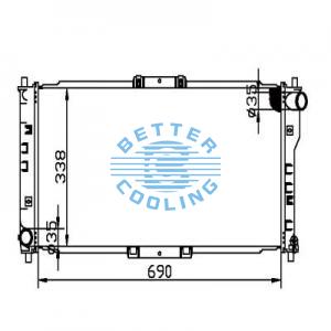 Auto Radiator For Volkswagen 09-12 Routan Dpi: 13062