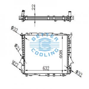 Auto Radiator For Mercury 08-09 Sable Dpi: 2936