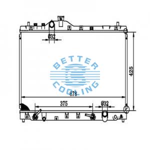 Auto Radiator For Toyota Rav4  06-12  Dpi: 13383