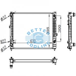 Auto Radiator For Mercedes Benz 82-85 380sl/slc Dpi: 436