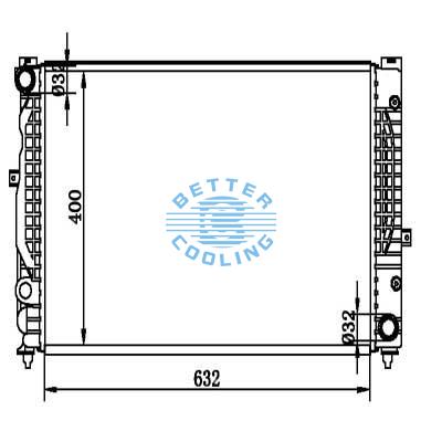 Auto Radiator For Audi A4/a6 Passat 96 Dpi: 2035