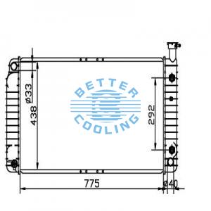 Auto Radiator For Ford 90-91 Econoline Van  Dpi: 1333