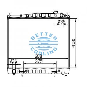 Auto Radiator For Chevrolet 88-97 C/k 1500/2500/3500 96-97 P30 Dpi: 1689