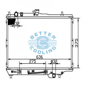 Auto Radiator For Gmc 10-15 Equinox Dpi: 13139