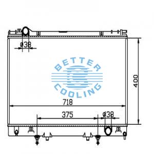Auto Radiator For Infiniti 03-05 G35 Dpi: 2455