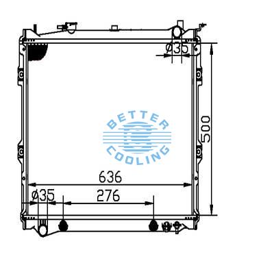 Auto Radiator For Mazda 96-98 Mpv Van Dpi: 2063