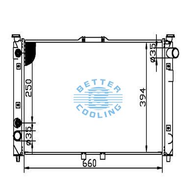 Auto Radiator For Mazda 95-02 Millenia Dpi: 2065
