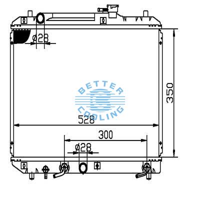Auto Radiator For Suzuki Esteem 95-02 Dpi: 2085