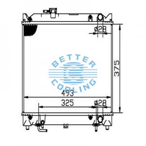 Auto Radiator For Toyota Tundra 4.0l V6 07-10 Dpi: 2993