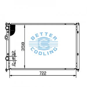 Auto Radiator For Toyota Corolla  09~ Dpi: 13152