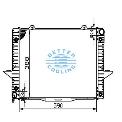 Auto Radiator For Volvo 91 850 2.0 Turbo Dpi: 2099