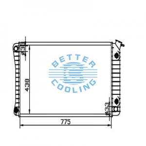 Auto Radiator For Toyota Tacoma  95-04  Dpi: 1755