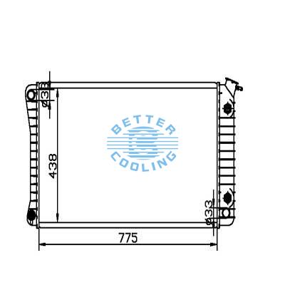 Auto Radiator For Oldsmobile 92-99 88/96-99 Lss Dpi: 2104