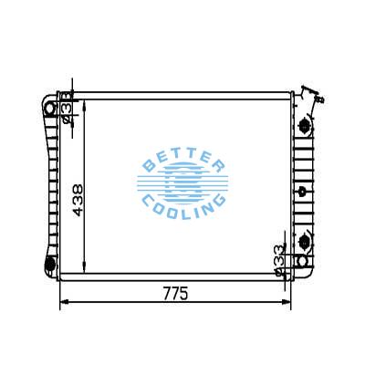 Auto Radiator For Pontiac 88-99 Bonneville Dpi: 2105
