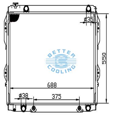 Auto Radiator For Toyota Tundra  00-04  Dpi: 2320