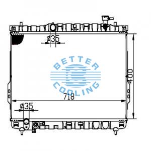 Auto Radiator For Chevrolet 92-93 Pickup(c/k/sierra Series) Dpi: 624
