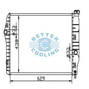 Auto Radiator For Chevrolet 10-15 Equinox Dpi: 13140/13103
