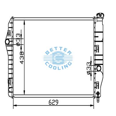 Auto Radiator For Chevrolet 93-02 Camaro Dpi: 2472