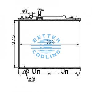 Auto Radiator For Toyota Camry  97-98 99 Solara 01 Es300 Dpi: 2004/1910