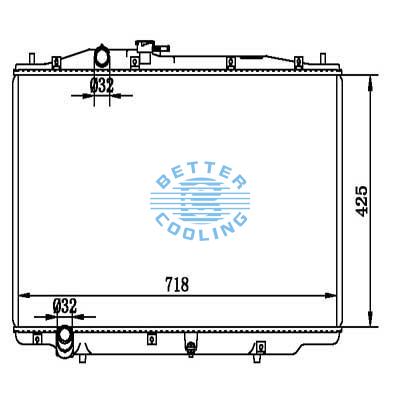 Auto Radiator For Acura Tl 04-06 Dpi: 2773