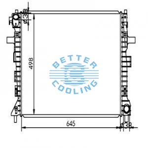 Auto Radiator For Kia 05-08 Sportage Dpi: 2785/13074