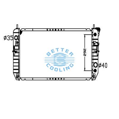Auto Radiator For Buick 06-08 Lucerne Dpi: 2854