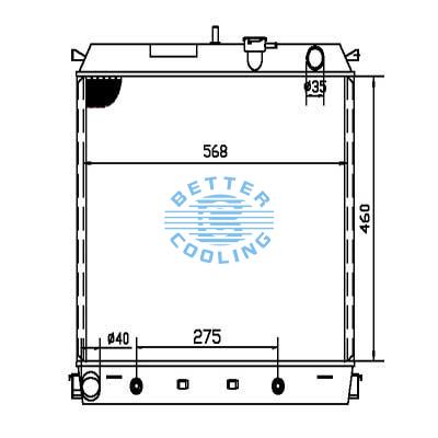 Auto Radiator For Gmc 09-12 Canyon Dpi: 2855
