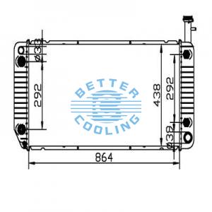 Auto Radiator For Lincoln 91-94 Town Car Dpi: 1279