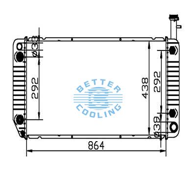 Auto Radiator For Gmc 04-13 Savana Series Dpi: 2866