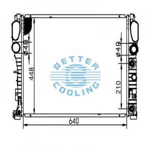 Auto Radiator For Eagle 90-94 Talon/2000 Gtx Dpi: 1145