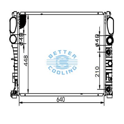 Auto Radiator For Mercedes Benz S500 05 Dpi: 2875