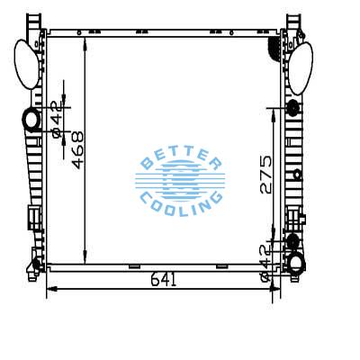 Auto Radiator For Mercedes Benz S430 S500 00 Dpi: 2888