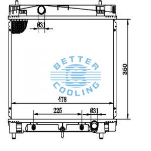 Auto Radiator For Mercedes Benz 04-w219 Cls 320 Cdi Dpi: 2984