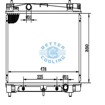 Auto Radiator For Scion 08-13 Xd Dpi: 2890