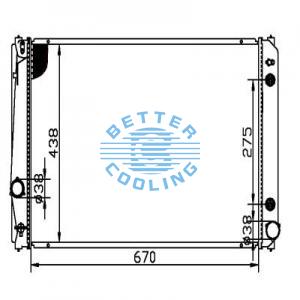 Auto Radiator For Volkswagen Transporter 97 Dpi: 2098
