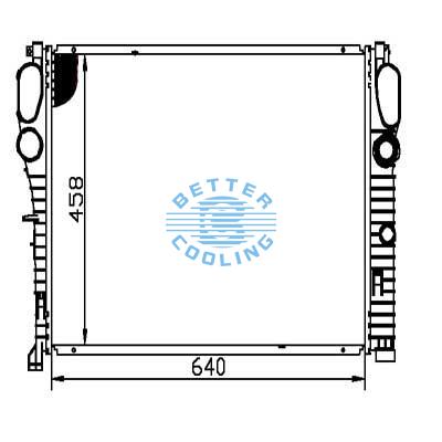 Auto Radiator For Mercedes Benz E500 03-06 Cls500 06 Dpi: 2906